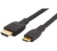 Amazon Basics Câble mini HDMI (source) vers HDMI (écran) haute vitesse, 1.8 m, noir