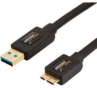 Amazon Basics Câble USB 3.0 de Type USB-A mâle vers Micro USB, 1.8 m, Noir