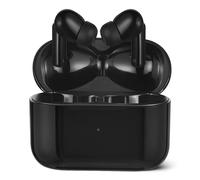 Amazon Basics Casque Bluetooth 5.4 sans Fil, Intra-Auriculaire avec Microphone, Écouteurs True Wireless, Étanche IPX4, Étui de Chargement, Autonomie de Lecture Jusqu’à 28 h,Noir