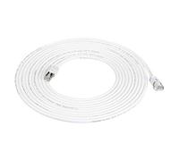 Amazon Basics Cat 7 RJ45 Câble Internet Haute Vitesse Gigabit Ethernet Patch, 1 pièce, 6 m, Blanc