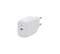 Amazon Basics Chargeur mural 1 port 20 W USB-C - Pour prises UE, Blanc, 2.76 x 8.3 x 4.39 cm