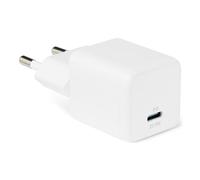 Amazon Basics Chargeur Mural USB C Nano GaN à Chargement Rapide, 20W, 1 Port, PD 3.1, Pour Tablettes et Téléphones, Blanc