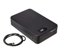 Amazon Basics Coffre-fort portable avec serrure à combinaison pour documents et bijoux, taille XXL, noir