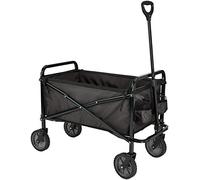 Amazon Basics Collection d’outils de jardin - Chariot d’extérieur pliable pour jardinage avec housse protectrice, Noir