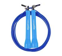 Amazon Basics Corde à sauter de vitesse en plastique, Bleu