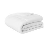 Amazon Basics Couette 4 Saisons 300 GSM pour Lit 2 Personnes - Édredon Hypoallergénique avec Garnissage Alternatif au Duvet, 220 x 240 cm, Blanc