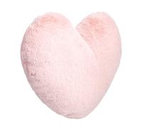 Amazon Basics Coussin décoratif en forme de cœur, 45 x 41 cm, rose pivoine
