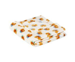 Amazon Basics Couverture Polaire pour Enfants, Ours, 127,0cm x 152,4cm