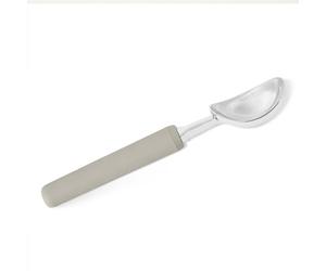 Amazon Basics Cuillère à Glace, Manche Ergonomique Souple, Passe au Lave-Vaisselle, Couleur Gris Lin