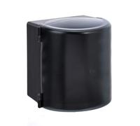 Amazon Basics Distributeur de serviettes en papier avec orifice central, Noir, 28.8L x 23W cm