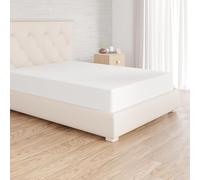 Amazon Basics Drap Housse, 135 x 190 x 30 cm, en Polyester Microfibre pour Matelas Épais jusqu'à 30 cm, Blanc