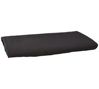 Amazon Basics Drap plat en microfibre, 275 x 275 cm, Noir Uni