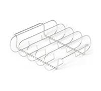 Amazon Basics Étagère nervurée pour Fumage, Argent, 1 pièce