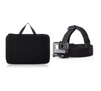 Amazon Basics Étui de Transport Grand pour GoPro + Fixation Bandeau