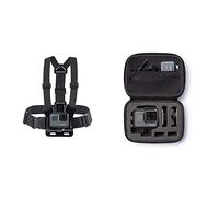 Amazon Basics Étui de Transport Petit pour GoPro + Harnais de Poitrine