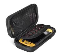 Amazon Basics Étui Universel pour Nintendo Switch avec Compartiments de Rangement, Noir, 1 Étui