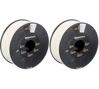 Amazon Basics Filament ABS pour imprimante 3D 1.75 mm Blanc Bobine 1 kg (Lot de 2)