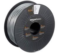 Amazon Basics Filament PLA pour imprimante 3D, 1.75 mm, Argenté, Bobine, 1 kg