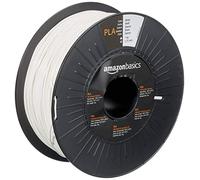 Amazon Basics Filament PLA pour imprimante 3D, 1.75 mm, Blanc, Bobine, 1 kg