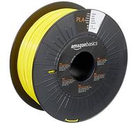 Amazon Basics Filament PLA pour imprimante 3D, 1.75 mm, Jaune, Bobine, 1 kg