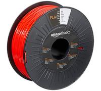 Amazon Basics Filament PLA pour imprimante 3D, 1.75 mm, Rouge, Bobine, 1 kg