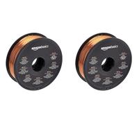 Amazon Basics Filament PLA pour imprimante 3D, diamètre 1.75 mm, cuivre soyeux, bobine de 1 kg (Lot de 2)