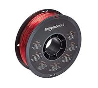 Amazon Basics Filament TPU pour imprimante 3D, 1.75 mm, Rouge, Bobine de 1 kg