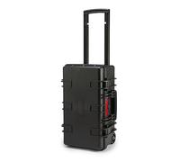 Amazon Basics Grande Étui de Protection Rigide pour Caméra, Drones, Objectifs et Accessoires, Mousse de Rembourrage Personnalisable, Étanche, Antichoc, 55,6 x 34,8 x 24,9 cm, Noir, Uni
