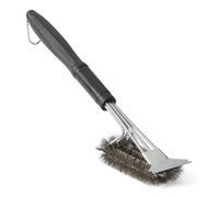 Amazon Basics Grattoir et Brosse pour Grill, argenté, 1 pièce