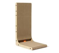 Amazon Basics Griffoir en Forme de L pour Chats, Tapis à Gratter avec Balle Interactive et Herbe à Chat, Tapis Mural en Carton pour Chats et Chatons d’Intérieur, 41,9cm x 28,9cm x 68,0cm