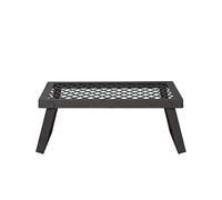 Amazon Basics Grille résistante et pliante pour feu de camp, M, Noir