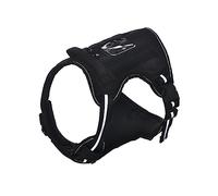 Amazon Basics Harnais pour chien sans traction, avec clip sur le devant, Noir, Taille L