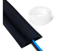 Amazon Basics Housse de cordon de sol, 1,82 m de long, 6,6 cm de diamètre, noir