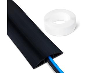 Amazon Basics Housse de cordon de sol, 1,82 m de long, 6,6 cm de diamètre, noir