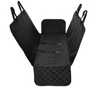 Amazon Basics Housse de protection de banquette arrière de type hamac, Noir, Taille standard : 147,3 x 137,2 cm