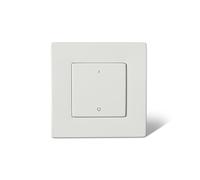 Amazon Basics Interrupteur intelligent, 1 voie, connecté à commande simple, compatible Alexa, aucun hub requis, fil neutre nécessaire, blanc, 1 pièces, 8 x 8 x 3,6 cm