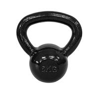 Amazon Basics Kettlebell - Poids d'Entraînement en Fonte avec Poignée Large Texturée - Finition Peinte - Noir