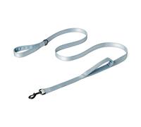 Amazon Basics Laisse pour Chien avec Deux poignées rembourrées et Anneau en D, 120 cm, Noir/Bleu