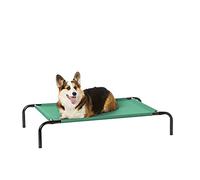 Amazon Basics Lit surélevé et rafraîchissant pour animaux de compagnie, Chien, Taille M, Vert, L 110 x l 65 x H 19 cm