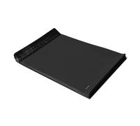 Amazon Basics Lot de 100 enveloppes en polyéthylène, sacs d'expédition auto-adhésifs, 25.4 x 33 cm, noir