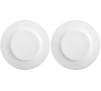 Amazon Basics lot de 12 Assiettes Plates en Porcelaine, 26.67 cm