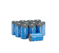 Amazon Basics Lot de 12 piles au lithium CR2, 800 mAh, 3 V, puissance longue durée