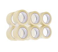 Amazon Basics Lot de 12 Ruban adhésif d'emballage, 48 mm x 66 m, épaisseur 0.047mm, Transparent