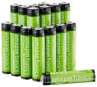 Amazon Basics lot de 16 piles rechargeables AAA NiMH Performance, 800 mAh, 1,2 V, rechargeables 1 000 fois, préchargées