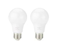 Amazon Basics Lot de 2 ampoules LED, culot à vis Edison E27, 8 W (équivalent à 60 W), blanc froid, Non Dimmable