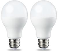 Amazon Basics Lot de 2 ampoules LED Culot Edison à vis E27 13 W (équivalent 100 W) Blanc chaud Intensité non variable