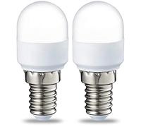 Amazon Basics Lot de 2 ampoules LED pour réfrigérateur T25 Culot E14 1.7 W (équivalent 15 W) Blanc chaud Intensité non variable