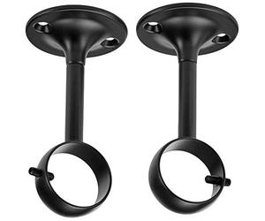 Amazon Basics Lot de 2 supports de fixation au plafond, noir