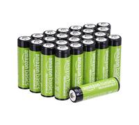 Amazon Basics Lot de 24 piles rechargeables AA NiMH, 2 000 mAh, 1,2 V, rechargeables jusqu'à 1 000 fois, préchargées