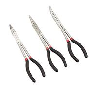 Amazon Basics Lot de 3 Pinces à Bec Effilé Longue Noires